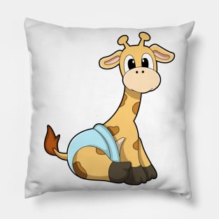 Giraffe with Underpants Pillow