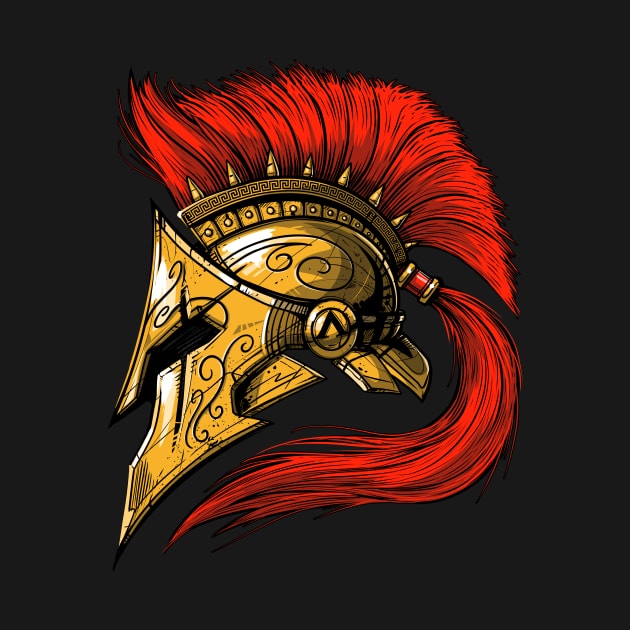 Spartan Helmet by underheaven