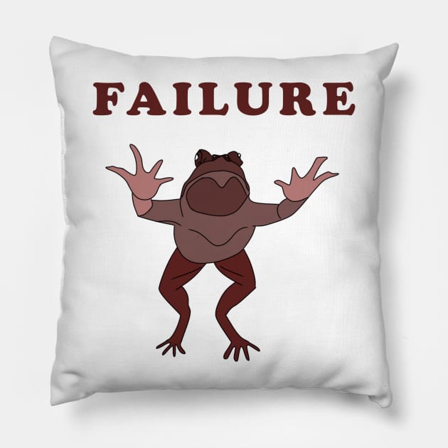 frog album cover Pillow by Old School Store