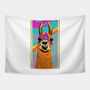 No Drama For This Llama Retro Tapestry