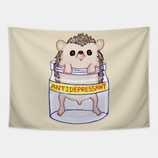 adorable antidepressant hedgehog Tapestry