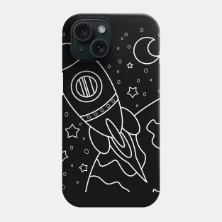 Rocket Could Air Art Phone Case