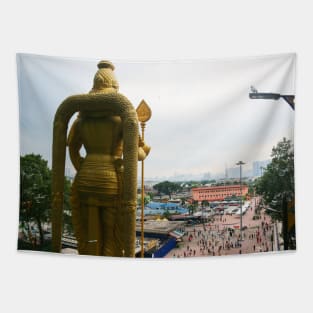 Backside of Lord Murugan to Kuala Lumpur Tapestry