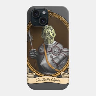 Renaissance Reptile - Sir Sheldon Caspian (A Caspian Pond Turtle) Phone Case