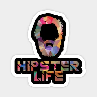 Hipster Life Hippie Beard Magnet