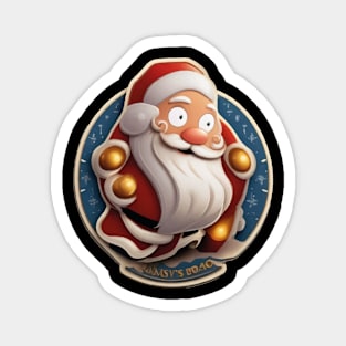 Santa Claus Christmas Magnet