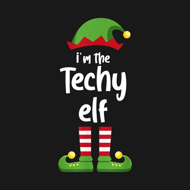 I'm The Techy Elf Family Matching Christmas Pajama Gifts by SloanCainm9cmi