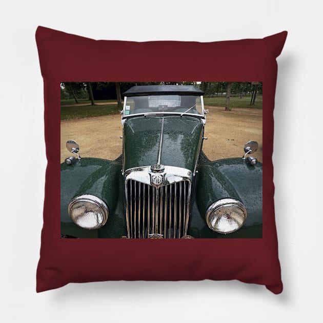 Vintage car an atmosphere of yesteryear 16 (c)(t) by Olao-Olavia / Okaio Créations by PANASONIC fz 200 Pillow by caillaudolivier