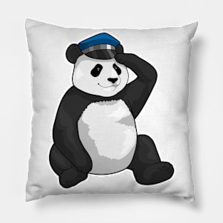 Panda Police Police hat Pillow