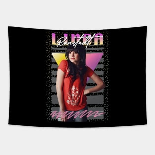 Linda Ronstadt Aesthetic 80s Fan Art Tapestry