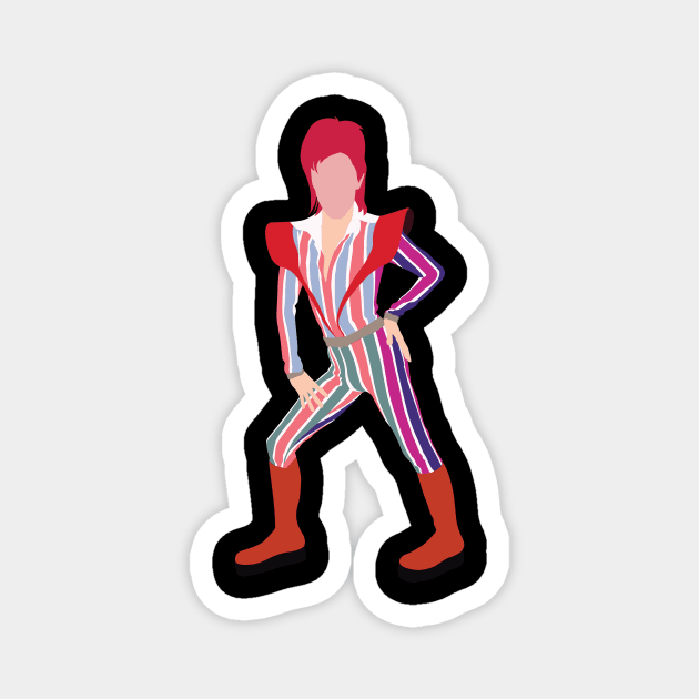 Ziggy Stardust Magnet by difrats