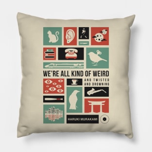 Haruki Murakami Pillow