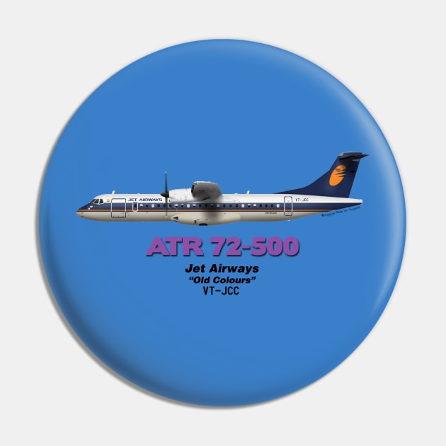 Avions de Transport Régional 72-500 - Jet Airways "Old Colours" Pin by TheArtofFlying