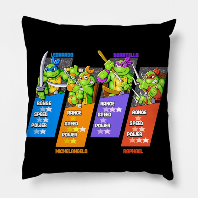 shredders revenge tmnt Pillow by nicitadesigns