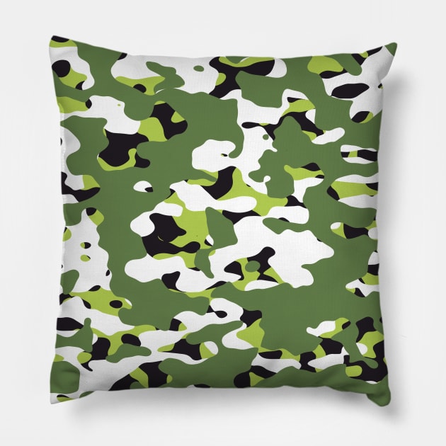 Camouflage Pillow by ilhnklv