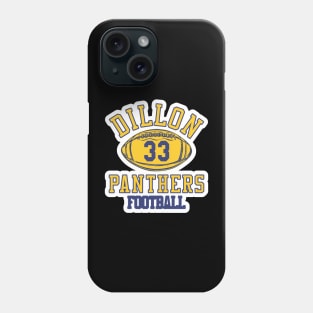 Dillon Panthers Football - #33 Tim Riggins - vintage logo Phone Case