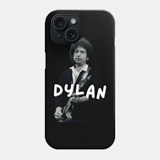 bob dylan portrait quotes art 90s style retro vintage 80s Phone Case