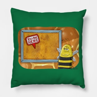 Beehive Directions Pillow