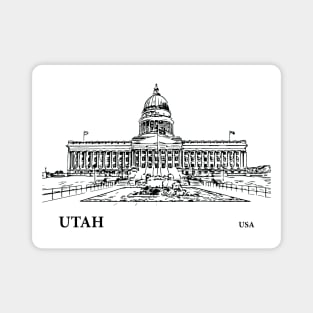 Utah State USA Magnet
