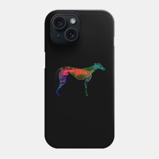 psychedelic greyhound Phone Case