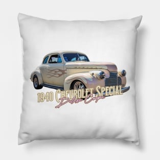 1940 Chevrolet Special Deluxe Coupe Pillow