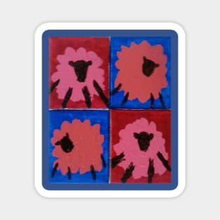 PinkBerry Sheeples Quad New Magnet