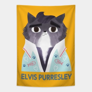 Elvis Purresley Tapestry