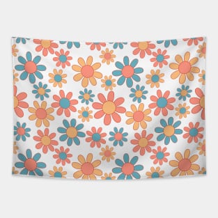 Daisy flower 70s pattern Tapestry