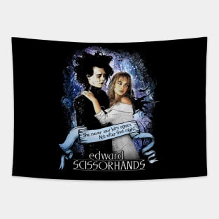 EDWARD SCISSORHANDS THAT NIGHT Tapestry