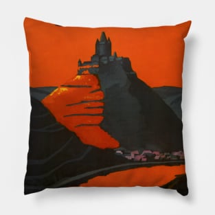 Vintage Travel Poster Germany The Moselle Pillow