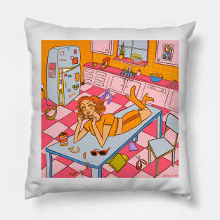 Orange Babe Pillow