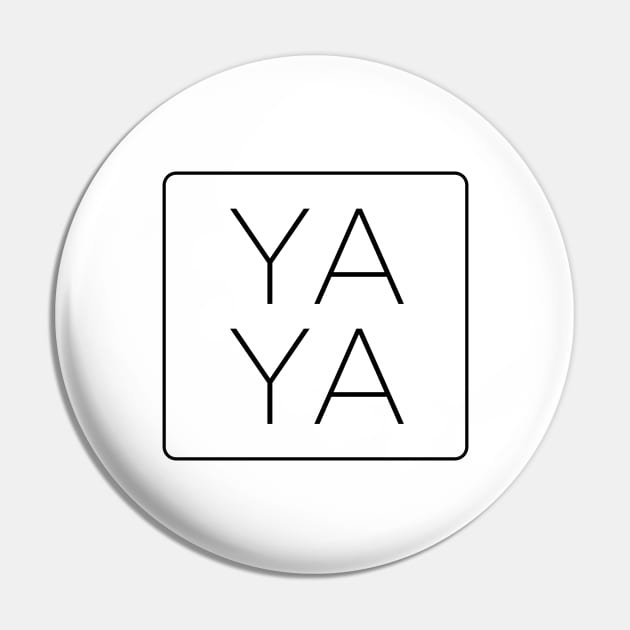 Minimalist Yaya Pin by Hello Sunshine