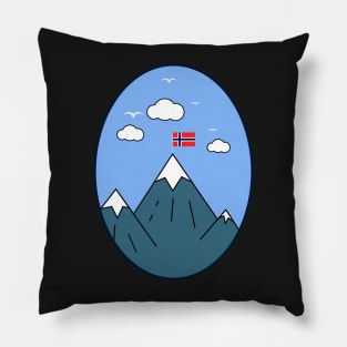 Norwegian Flag Sticker, for Norway lovers, Norway Pillow