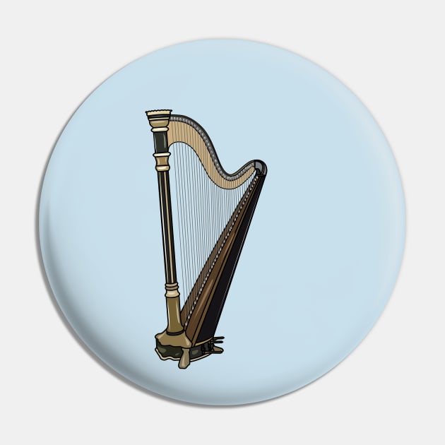 Harp cartoon illustration Pin by Miss Cartoon