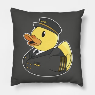 Cute Pilot Rubber Duckie // Bath Toy Duck Pillow