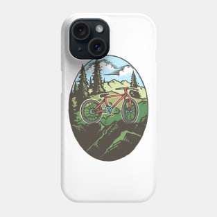 Mountainbike Cycling Tshirt Phone Case