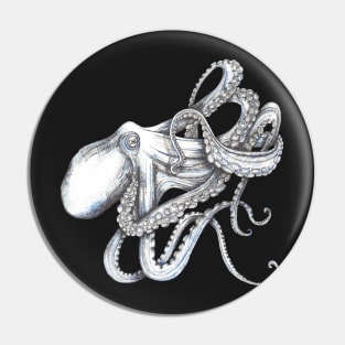 Octopus, a tangle of tentacles. Pin