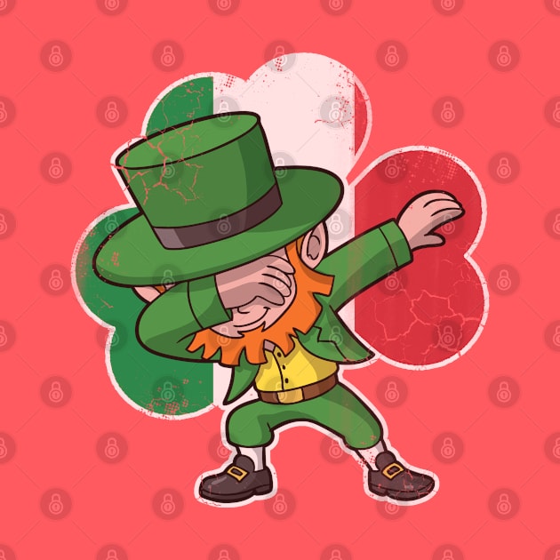 Irish Italian Dabbing Leprechaun St Patricks Day by E