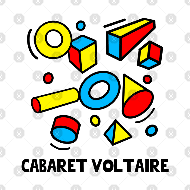 CABARET VOLTAIRE - 80s Styled Poster Design by DankFutura