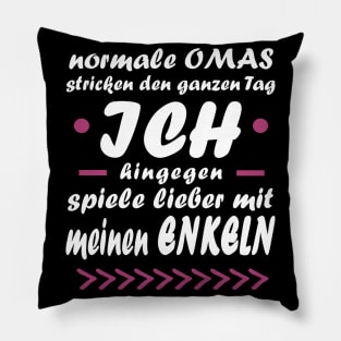 Muttertag Oma Omatag Geschenk Großmutter Pillow