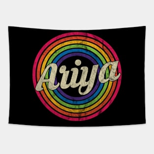 Ariya - Retro Rainbow Faded-Style Tapestry