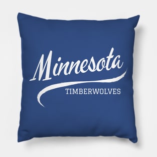 Timberwolves Retro Pillow