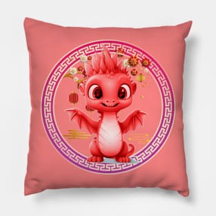 Chinese Lunar New Year Dragon 6 Pillow