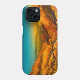 Red rocky mountains Phone Case