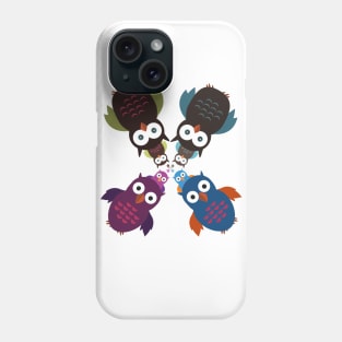 Owl Crowd Phone Case