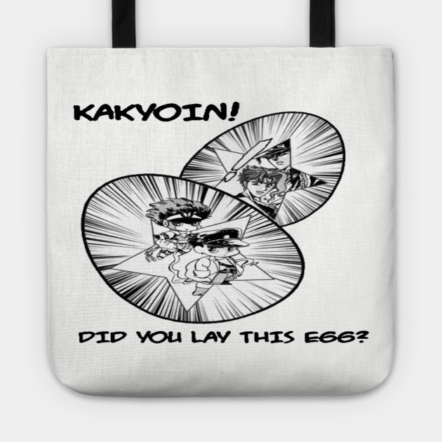 Get Wallpaper Kakyoin Did You Lay This Egg Jojos Bizarre Adventure Tote Desktop Wallpaper Free