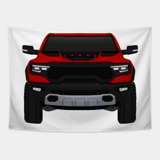 Ram Red + Black Tapestry