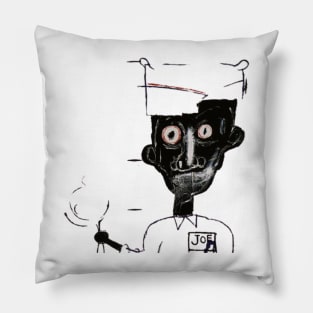 Basquiat Inspired Art Pillow