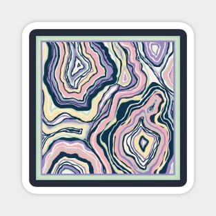 Colorful Agate Magnet