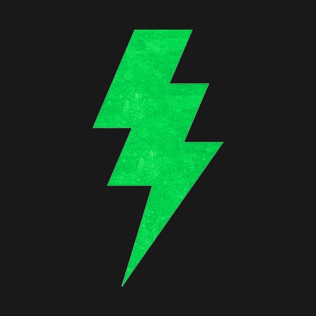 Lightning Bolt Green by Vin Zzep